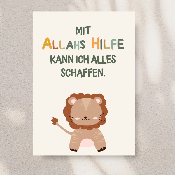 Islamische Mutmach-Karten für Kinder